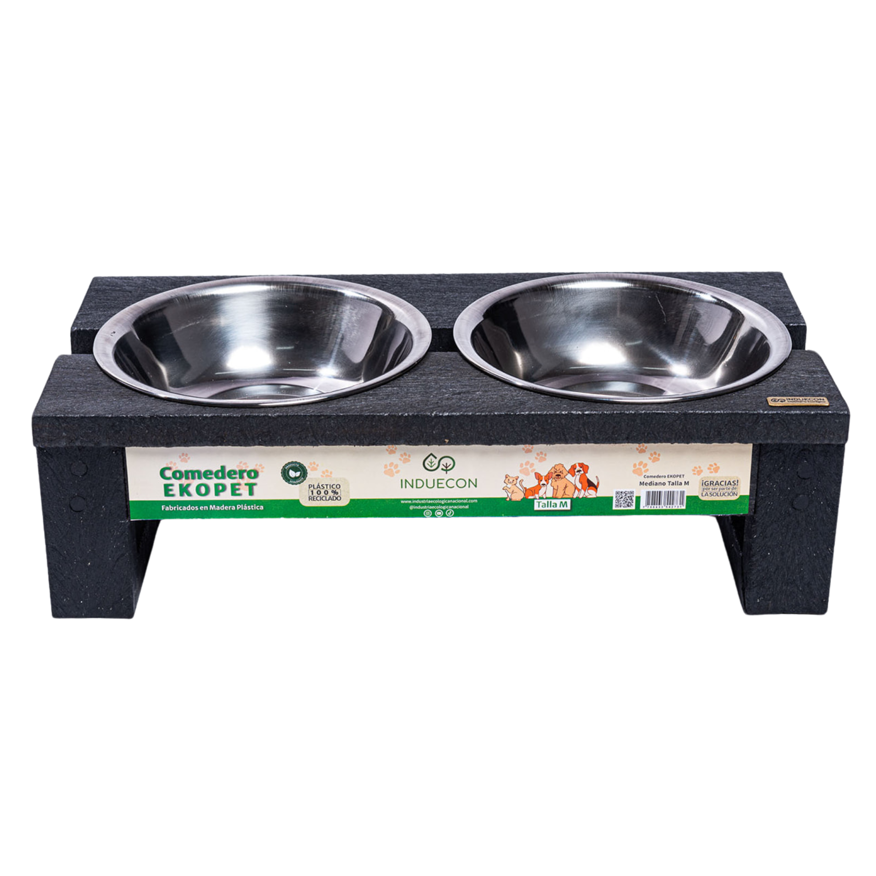 Comedero Elevado Doble Ekopet M