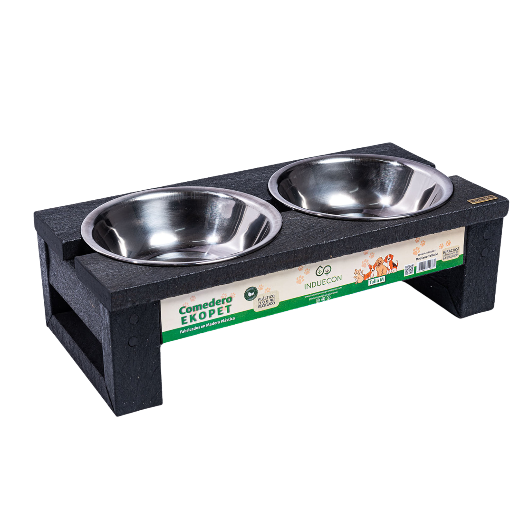 Comedero Elevado Doble Ekopet M