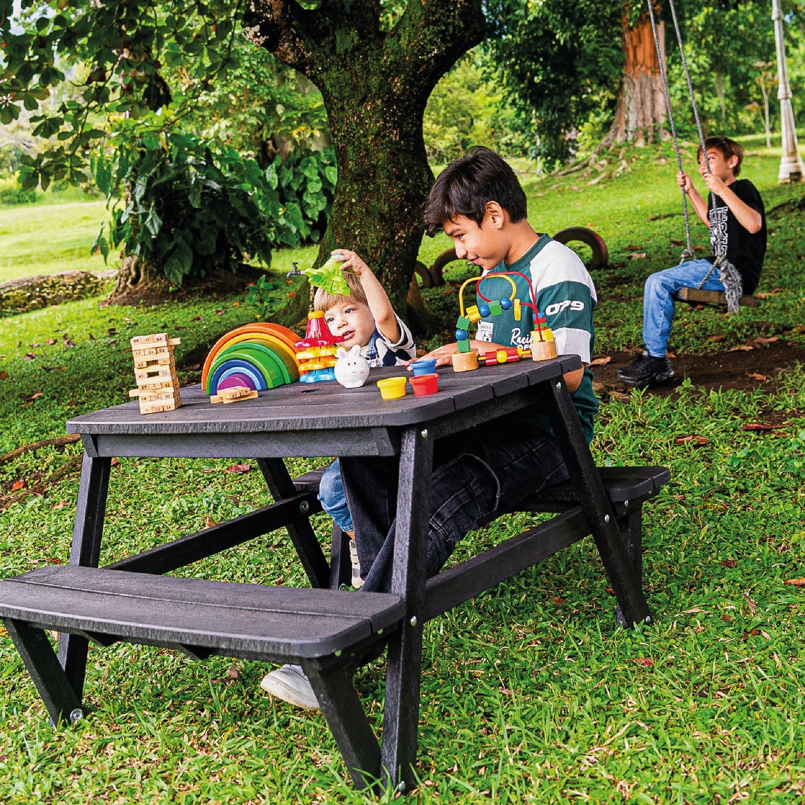 Mesa Picnic Eucalipto Niños