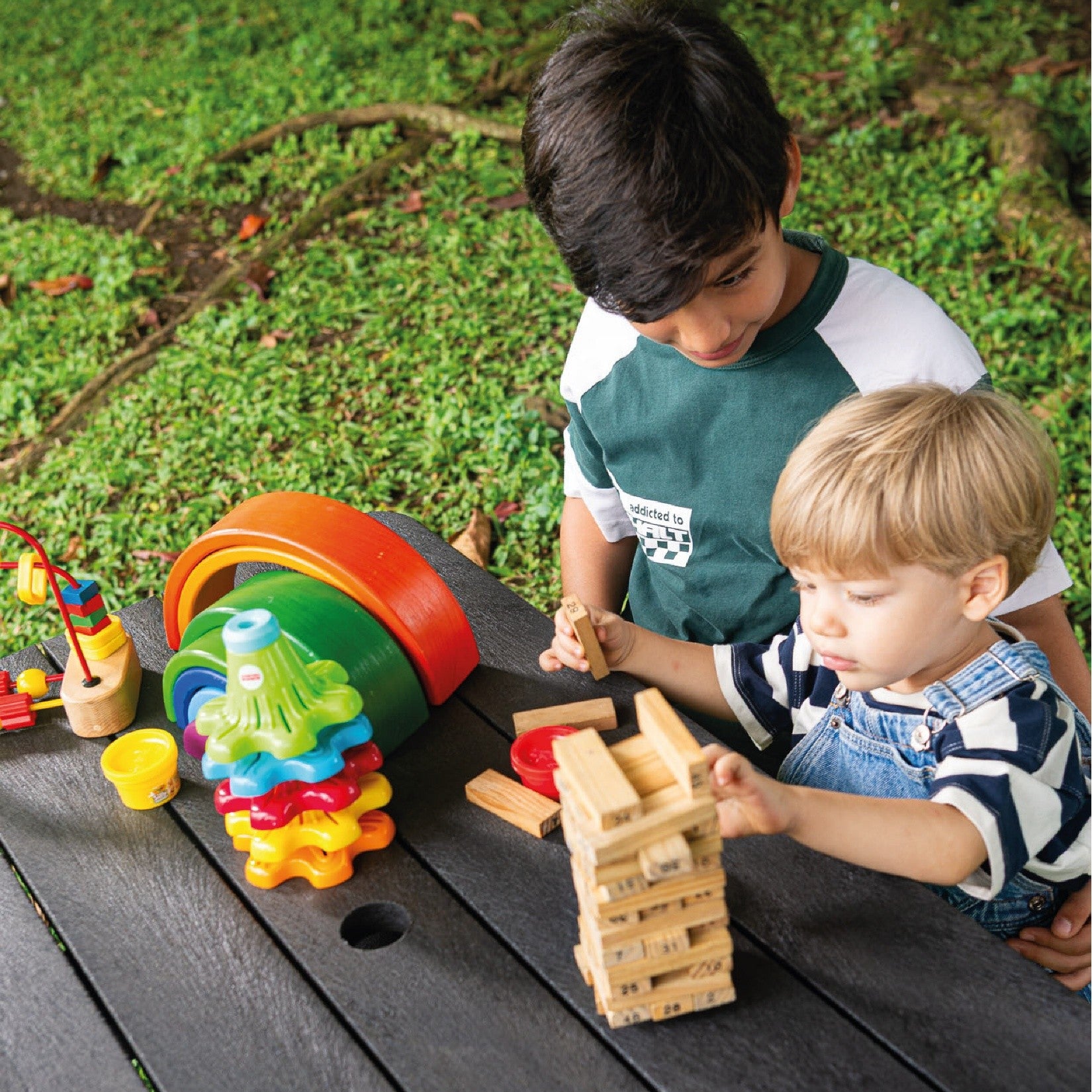 Mesa Picnic Eucalipto Niños