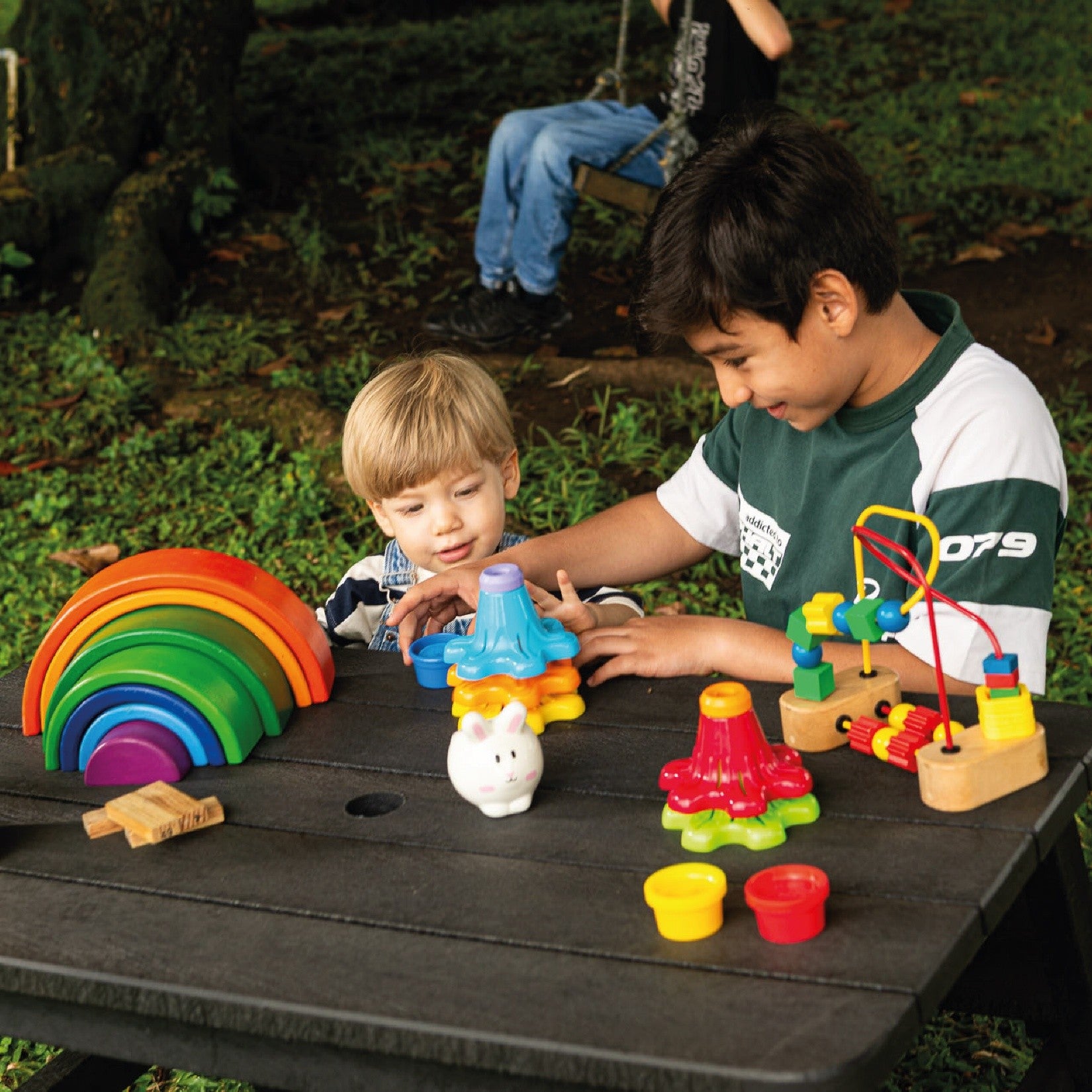 Mesa Picnic Eucalipto Niños