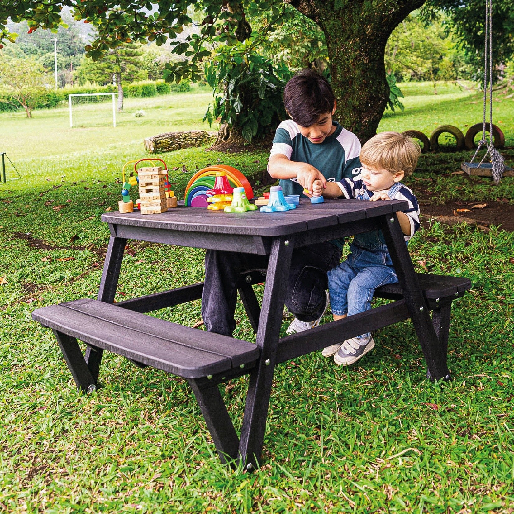 Mesa Picnic Eucalipto Niños